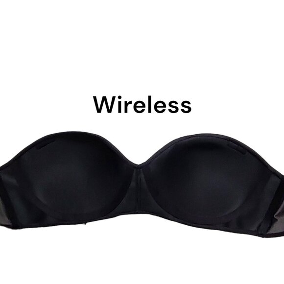Maidenform Self Expressions SE0015 Black Strapless Wireless Bra Back Closure 34B - Picture 5 of 8